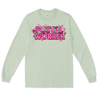 Matcha Breast Cancer Postal Worker Long Sleeve Tee - texasbilliewilder