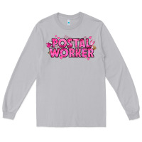 Moon Dust Breast Cancer Postal Worker Long Sleeve Tee - texasbilliewilder