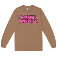 Toasted Coconut Breast Cancer Postal Worker Long Sleeve Tee - texasbilliewilder