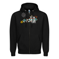 Black ky yall western Zipper Hoodie - CowhideDigitalArt