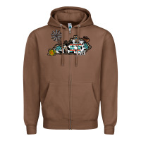 Chestnut ky yall western Zipper Hoodie - CowhideDigitalArt