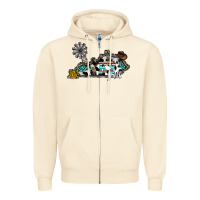 Sandshell ky yall western Zipper Hoodie - CowhideDigitalArt