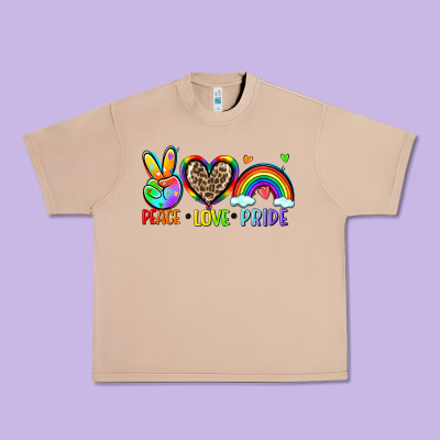 Urban Heavy Tee peace love pride
