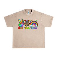French Oak peace love pride Urban Heavy Tee - Zillion Design Studio