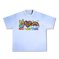 Grape Ice peace love pride Urban Heavy Tee - Zillion Design Studio