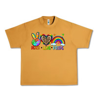 Peanut Butter peace love pride Urban Heavy Tee - Zillion Design Studio
