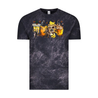 Cloud Black monkey coffee cups Vintage Tee - texasbilliewilder
