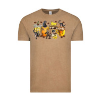 Vintage Coffee monkey coffee cups Vintage Tee - texasbilliewilder