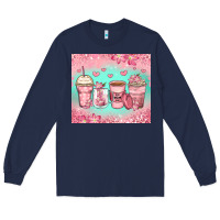 Navy best mom ever coffee cups Long Sleeve Tee - Zillion Design Studio