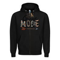 Black on cruise mode Zipper Hoodie - CowhideDigitalArt