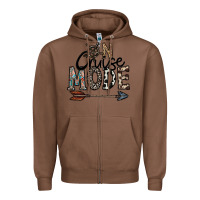 Chestnut on cruise mode Zipper Hoodie - CowhideDigitalArt
