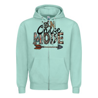 Seafoam on cruise mode Zipper Hoodie - CowhideDigitalArt
