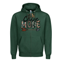 Sports Green on cruise mode Zipper Hoodie - CowhideDigitalArt
