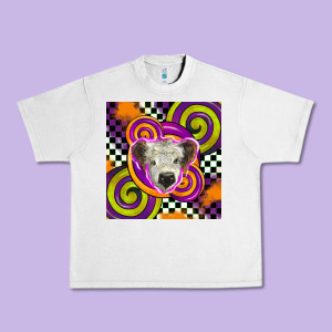Halloween  Calf Scottish Urban Heavy Tee Designed By Barkaloodesign