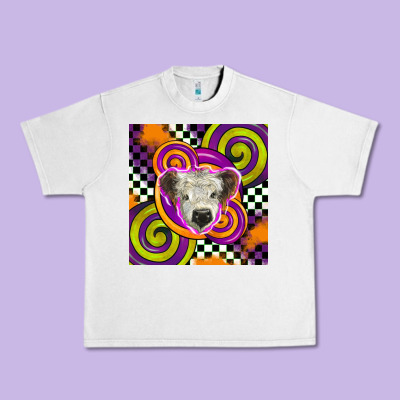 Halloween  Calf Scottish Urban Heavy Tee Designed By Barkaloodesign