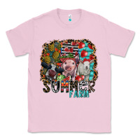 Bubblegum Pink summer farm Classic Tee - SublimationCraftShop
