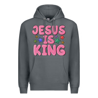 Rock jesus is king Premium Hoodie - MaliasSmallBusiness