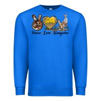 True Royal Peace Love Kangaroo Premium Sweatshirt - LillyAllenDesigns