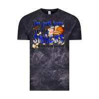 Cloud Black i'm just here for the snacks #basketball brother Vintage Tee - Zillion Design Studio