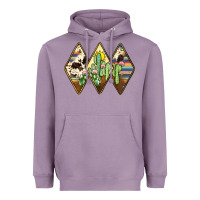 Lavender cactus serape cowhide Heavyweight Hoodie - JahusDesignShop