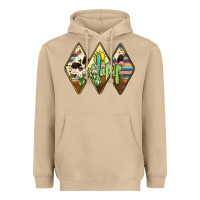 Mushroom cactus serape cowhide Heavyweight Hoodie - JahusDesignShop