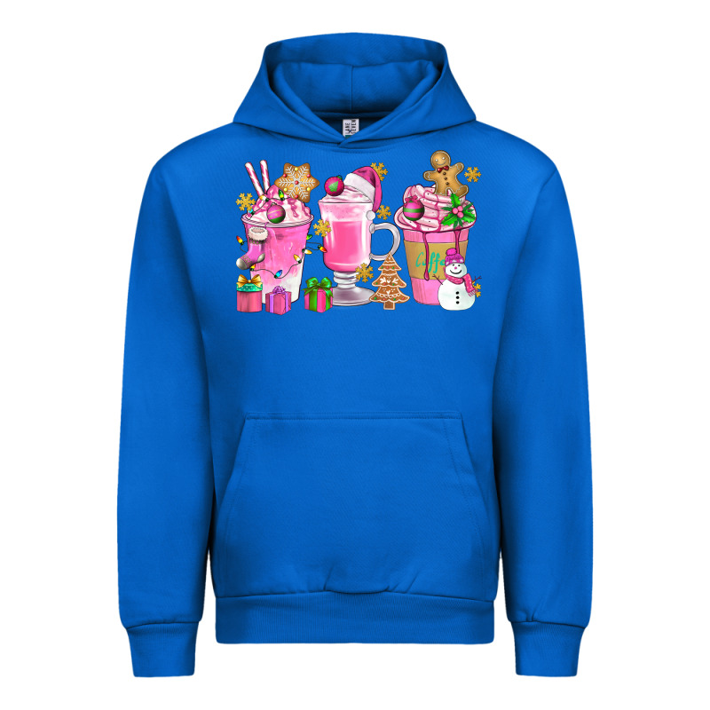 Pink Christmas Coffee Cups Bbs Urban Hoodie by BundleAndBundleShop | Teevron