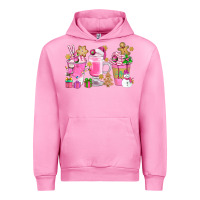 Fuchsia Pink Pink Christmas Coffee Cups Bbs Urban Hoodie - BundleAndBundleShop
