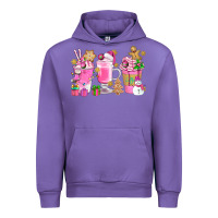 Tulip Pink Christmas Coffee Cups Bbs Urban Hoodie - BundleAndBundleShop