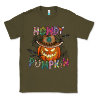 Army Green howdy pumpkin Classic Tee - CowhideDigitalArt