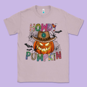 Howdy Pumpkin Classic Tee Designed By Cowhidedigitalart