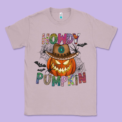 Howdy Pumpkin Classic Tee Designed By Cowhidedigitalart