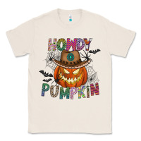 Natural howdy pumpkin Classic Tee - CowhideDigitalArt