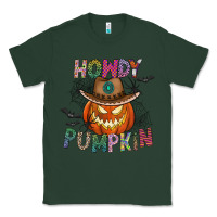 Sports Green howdy pumpkin Classic Tee - CowhideDigitalArt