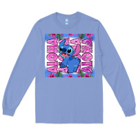 Colony Blue aloha stitch Long Sleeve Tee - Zillion Design Studio