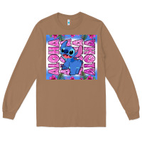 Toasted Coconut aloha stitch Long Sleeve Tee - Zillion Design Studio