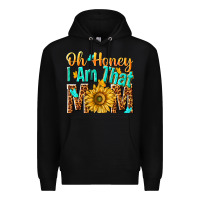 Black oh honey i am that mom Premium Hoodie - NancyCooperArtShop