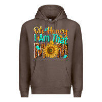 Coffee oh honey i am that mom Premium Hoodie - NancyCooperArtShop