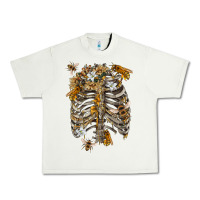 Pistachio Flower rib cage bees Urban Heavy Tee - RanaPortraitStore