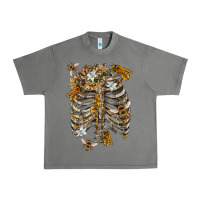 Tornado Flower rib cage bees Urban Heavy Tee - RanaPortraitStore