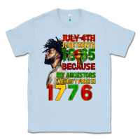 Dusty Blue July 4th Juneteenth 1865 Classic Tee - CowGirlArtShop