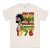 Natural July 4th Juneteenth 1865 Classic Tee - CowGirlArtShop