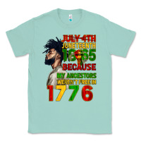 Seafoam July 4th Juneteenth 1865 Classic Tee - CowGirlArtShop
