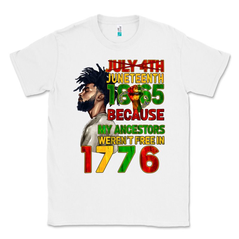 July 4th Juneteenth 1865 Classic Tee by CowGirlArtShop | Teevron