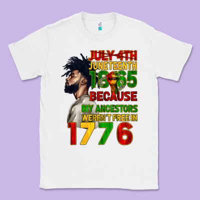 July 4th Juneteenth 1865 Classic Tee Designed By Cowgirlartshop