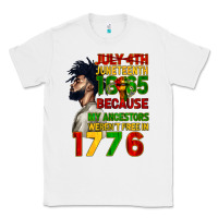 White July 4th Juneteenth 1865 Classic Tee - CowGirlArtShop