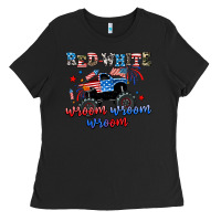 Black red white wroom wroom wroom Ladies Tee - AdoDesignShop