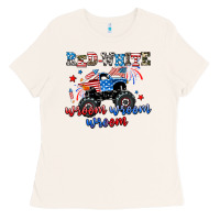 Bone red white wroom wroom wroom Ladies Tee - AdoDesignShop