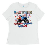 White red white wroom wroom wroom Ladies Tee - AdoDesignShop
