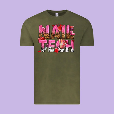 Nail Tech Vintage Tee Designed By Texasbilliewilder