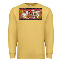 Antique Gold ladybug gnomies license plate template Premium Sweatshirt - BarkalooDesign